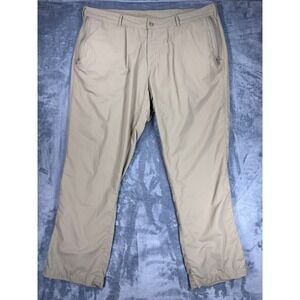 Clothing Arts P^cubed Pick-Pocket Proof Travel Pants Mens 40x30 Khaki Tan Nylon
